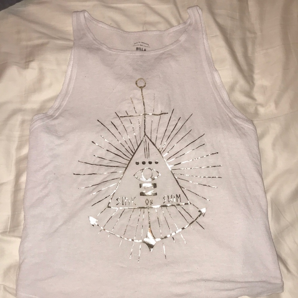 White Billabong Tank